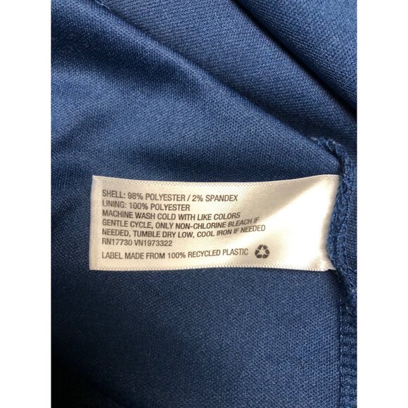 Xhileration Dress Womens Size Small Blue White Floral Long Sleeve V-Neck Boho - Picture 6 of 7